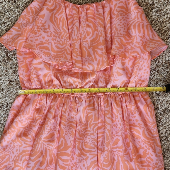 Lilly Pulitzer for Target NWT Orange Flounce Dress Size Large - Picture 11 of 12